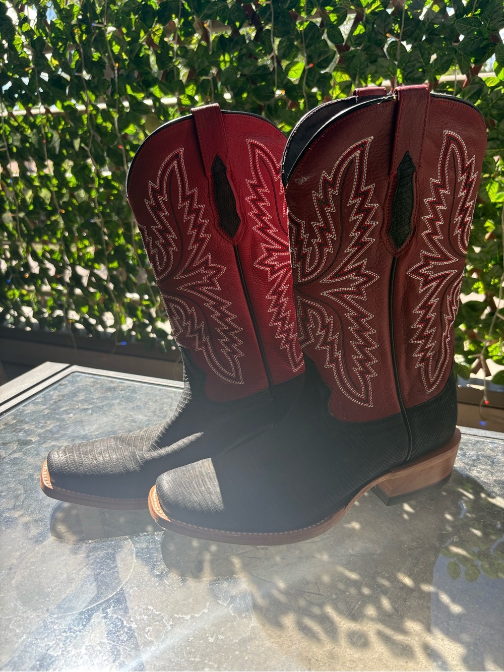 🤠 Ariat Futurity Relentless Ring Lizard Boots | Men’s 9.5D